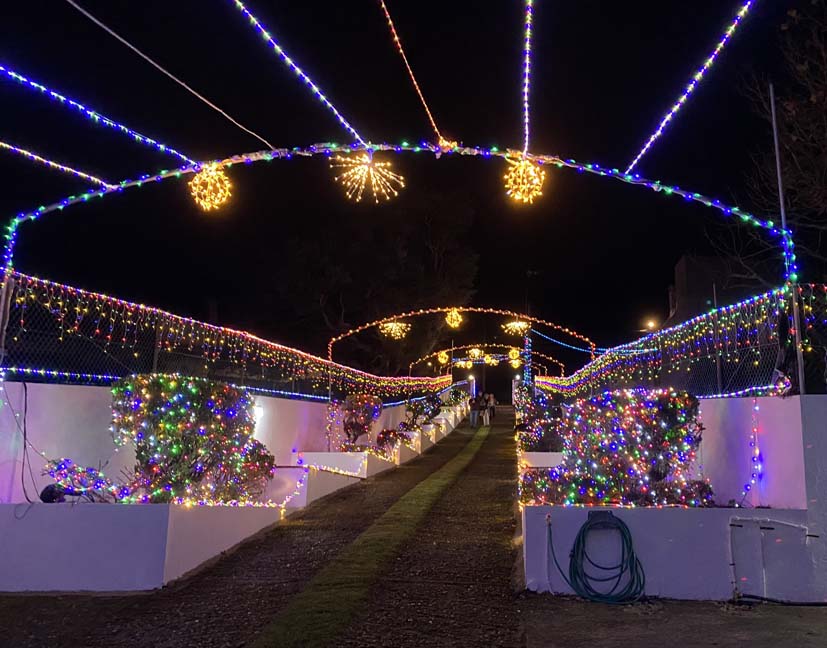 Manuel Alonso y Wanda Veloz han convertido su hogar en un icono navideño en Camposancos, reuniendo a vecinos y visitantes en un espectáculo de luces y música.